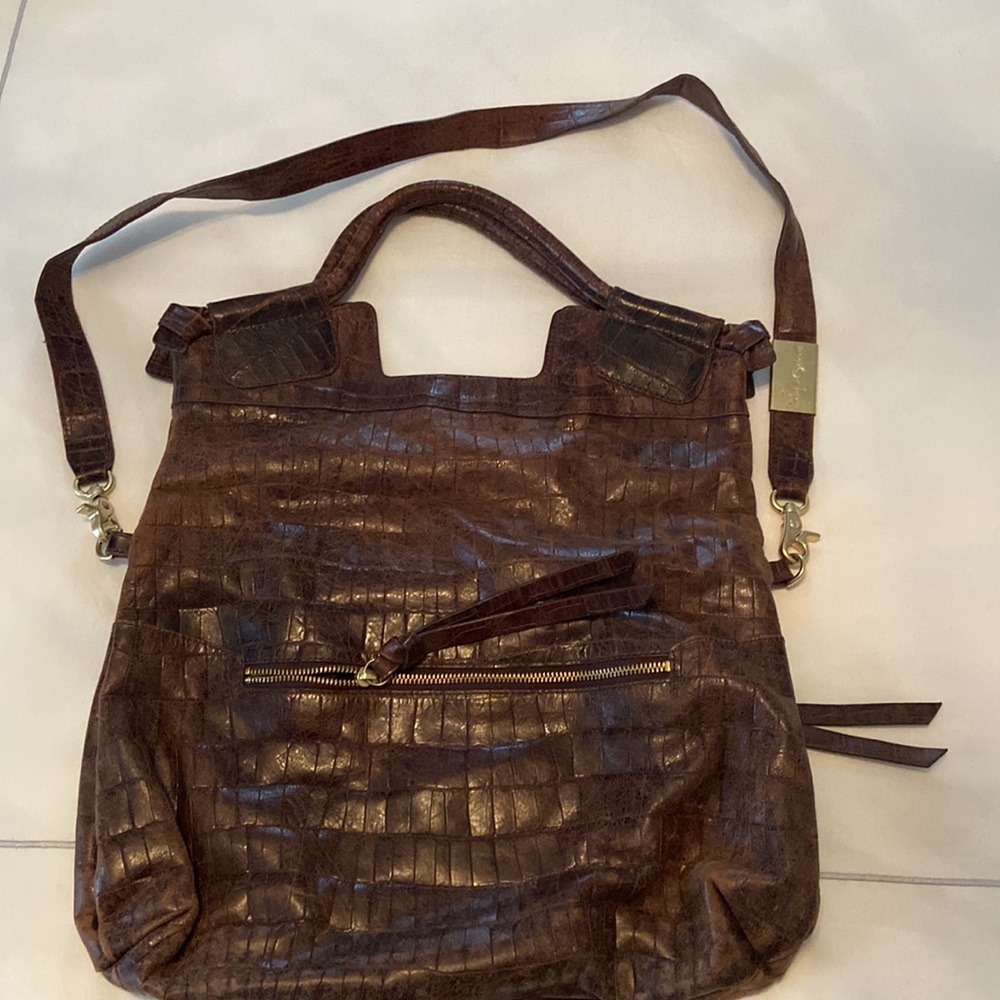 Foley & corinna snake print leather bag